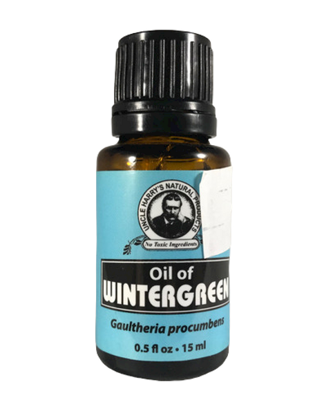 Wintergreen Essential Oil, .5 fl oz. -Aceite Esencial de Gaulteria, .5 fl oz.