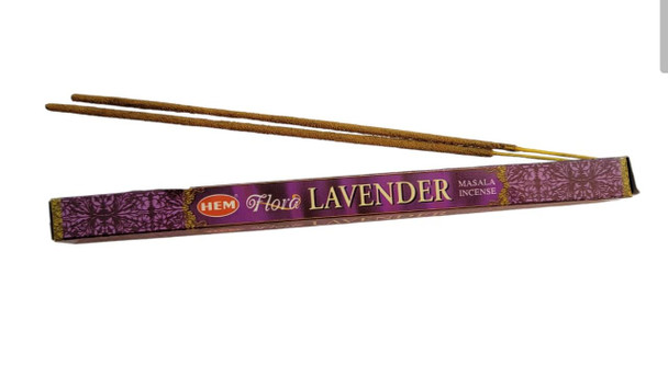 Incense, Lavender, FLORA  8 Stick - Incienso, Lavanda, 8 Palos