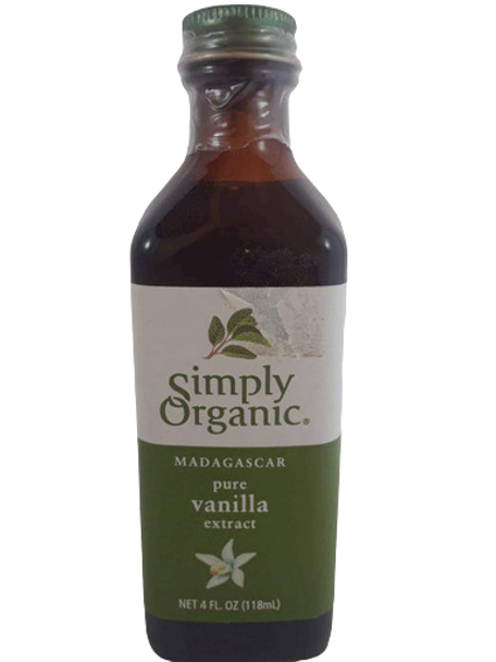 Vanilla Extract, Organic, 4 fl oz. - Extracto de Vainilla, Orgánico, 4 fl oz. - Simply Organic