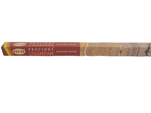 Incense, Precious Chandan, 8 Sticks - Incienso, Precioso Chandan, 8 Palos