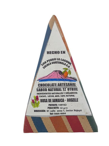 Chocolate, HIbiscus, 50 g. - Chocolate, Rosa de Jamaica, 50 g.