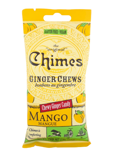 Ginger Chews, Mango, 1.5 oz. .Jengibre Masticado, Mango, 1.5 oz.