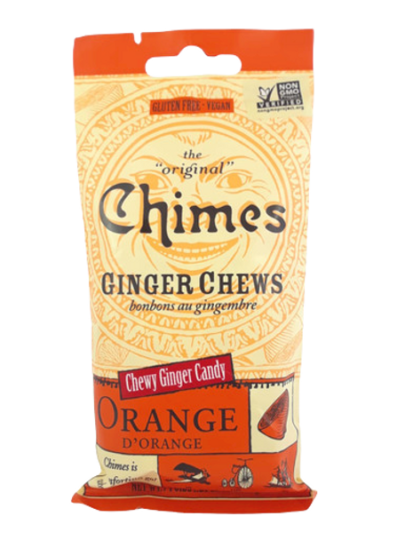 Ginger Chews, Orange, 1.5 oz. - .Masticables de Jengibre, Naranja, 1.5 oz.