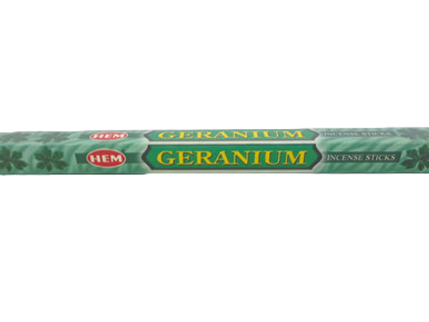 Incense, Geranium, 8 Sticks - .Incienso, Geranio, 8 Palos