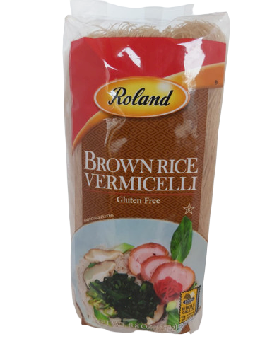 Noodles, Brown Rice, Vermicelli, 250 gr. - Vermichelli de Arroz Integral, 250 gr.