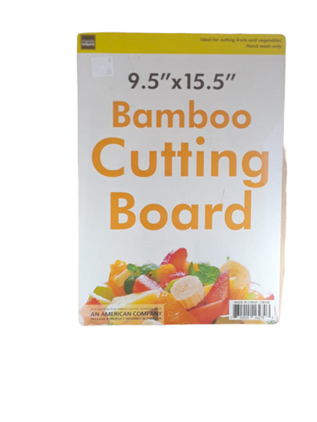 Bamboo Cutting Board, 9.5 " x 15.5" - Tabla de Cortar Bambú, 9.5 " x 15.5"