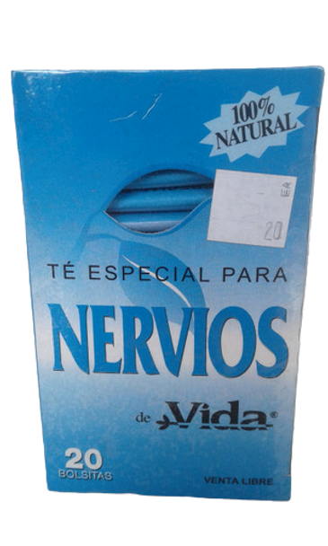 Tea, For Nerves, 20 Bags - Te, Para Nervios, 20 Bolsitas