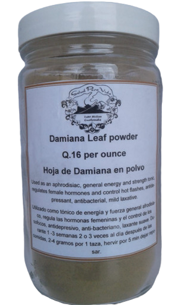 Damiana Leaf Powder - Hoja de Damiana en Polvo