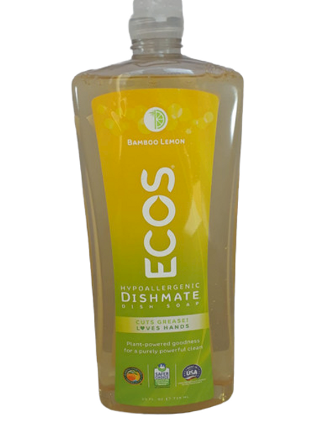 Dish Soap, Bamboo Lemon, 25 fl oz. -