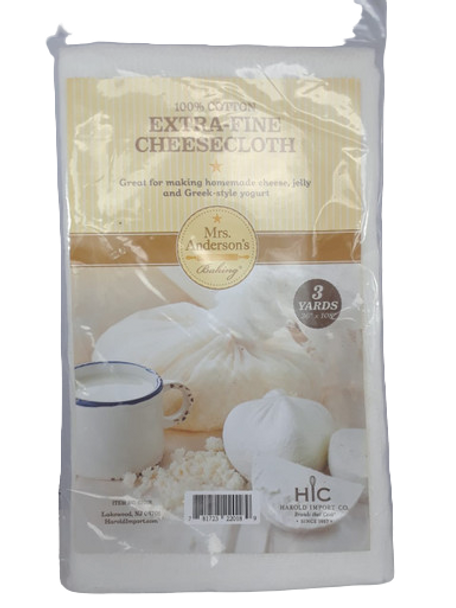 Cheesecloth, Extra-Fine, 3 Yards - Tela de Queso, Extra-Fina, 3 Yardas