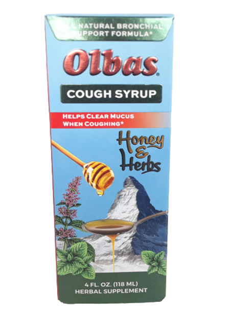 Cough Syrup, Honey & Herbs, 4 fl oz. - Jarabe para la Tos, Miel y Hierbas, 4 fl oz.