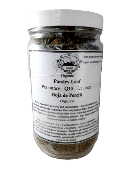 Parsley Leaf Flakes, Organic - Hojuelas de Perejil, Orgánicas