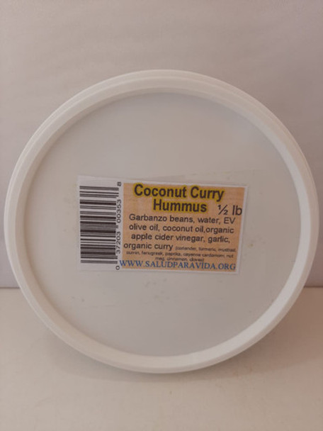 Coconut Curry Hummus, 8 oz. - Humus de Coco y Curry, 8 oz.