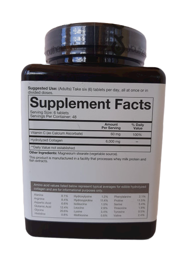 Collagen, Skin, Hair & Nail Formula, 6000 mg, 290 Tablets - Fórmula de Colágeno, Piel, Cabello y Uñas, 6000 mg, 290 Tabletas