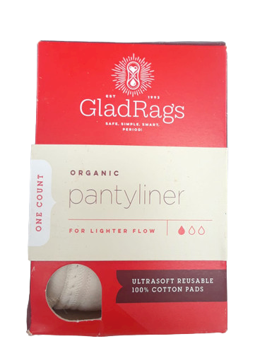 Pantyliner, Ultrasoft Reusable, 100 Cotton Pad, One Count - Pantyliner, Ultrasuave Reutilizable, Almohadilla de algodón, una pieza