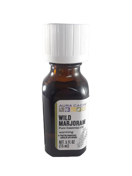 Wild Marjoram, Essential Oil, .5 fl oz. - Mejorana silvestre, aceite esencial, .5 fl oz.