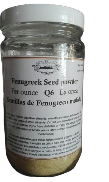 Fenugreek Seed Powder - Semillas de Fenogreco, Molido