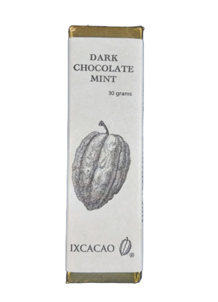 Chocolate, Dark, Mint, 30 gr. - Chocolate, Oscuro, Menta, 30 gr.