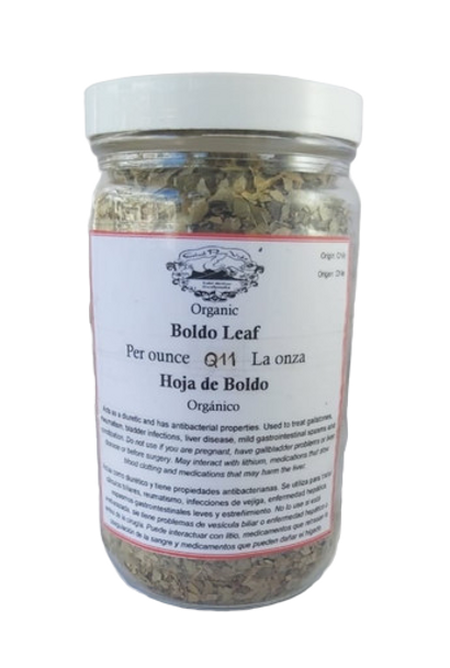 Boldo Leaf, Organic - Hoja de Boldo, Organico