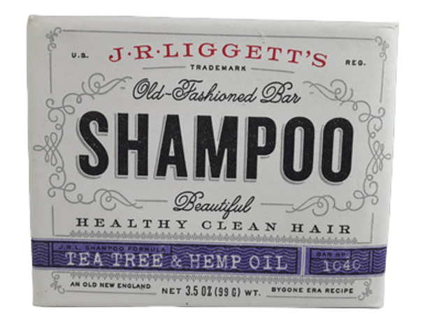 Shampoo Bar, Tea Tree & Hemp Oil, 3.5 oz. - Barra de Champú, Árbol de Té y Aceite de Cáñamo, 3.5 oz.