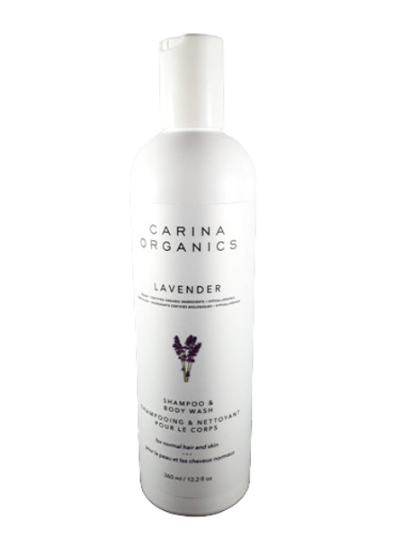 Shampoo & Body Wash, Lavender, 12.2 fl oz. - Champú y Jabón Corporal, Lavanda, 360 ML