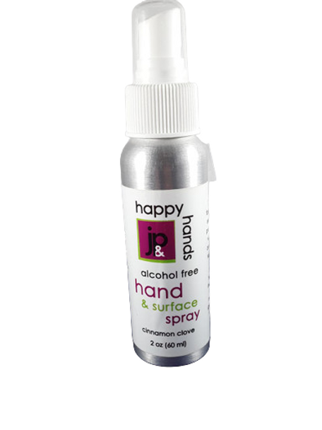 Hand & Surface Spray, Cinnamon Clove, Alcohol-Free, 2 oz. - Spray de Mano y Superficie, Clavo de Canela, sin Alcohol, 60 ML