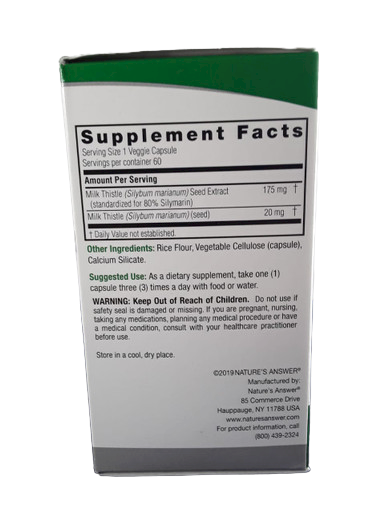 Milk Thistle, 140 mg, 60 Vegetarian Capsules - Cardo de Leche, 140 mg, 60 Cápsulas Vegetarianas