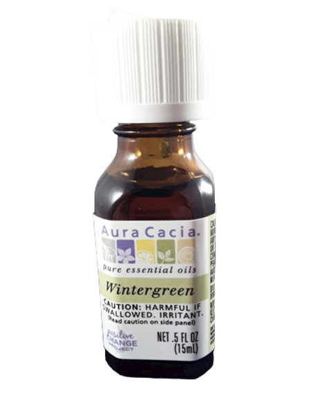 Wintergreen, Essential Oil, .5 fl oz. - Wintergreen, Aceite Esencial, .5 fl oz.
