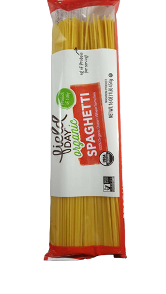 Spaghetti Pasta, Organic, 16 oz. - Pasta de Espaguetis, Orgánica, 16 oz.
