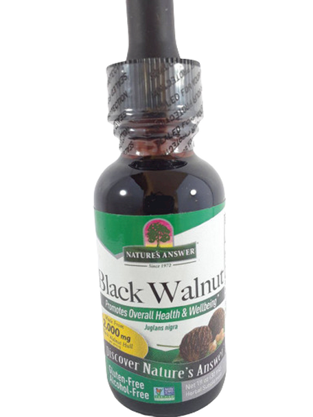 Black Walnut Extract, 2000 mg, Alcohol-Free, 1 fl oz. - Extracto de Nuez Negra, 2000 mg, sin Alcohol, 1 fl oz.