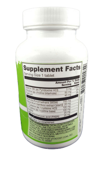 Hair, Skin & Nail Formula, MSM & B Vitamins, 60 Tablets - Fórmula para Cabello, Piel y Uñas, MSM y Vitaminas B, 60 Tabletas