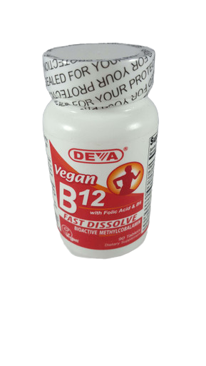B-12, with Folic Acid & B6, Bioactive Methylcobalamin, Fast Dissolve, 90 Tablets - B-12, con Ácido Fólico y B6, Metilcobalamina Bioactiva, Disolución Rápida, 90 Tabletas