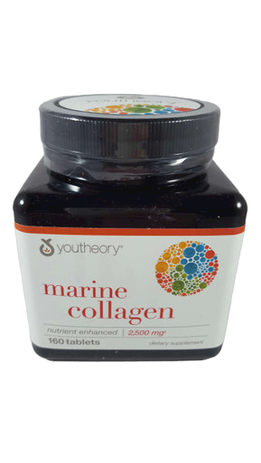 Collagen, Marine, 2500 mg, 160 Tablets - Colágeno, Marino, 2500 mg, 160 Tabletas