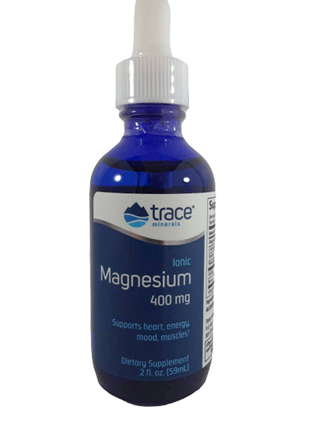 Magnesium, Ionic, 400 mg, 2 fl oz. - Magnesio, Iónico, 400 mg, 2 fl oz.
