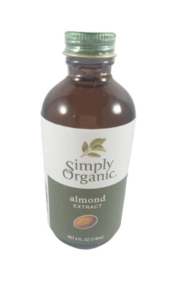 Almond Extract, Organic, 4 fl oz. - Extracto de Almendra, Orgánico, 4 fl oz.