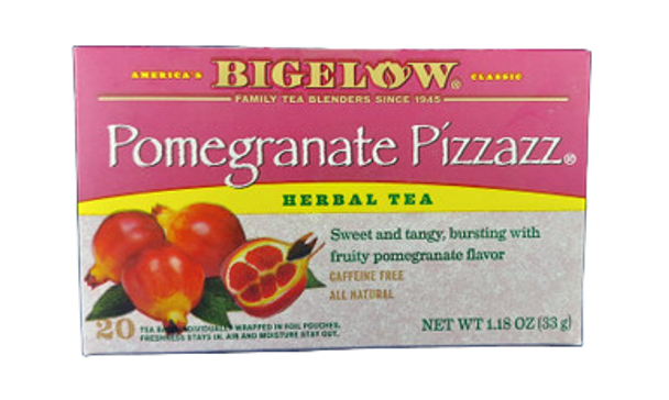 Tea, Pomegranate Pizzazz, 20 Tea Bags - Té, Granada Pizzazz, 20 Bolsitas de Té