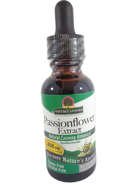 Passionflower Extract, 1800 mg, Alcohol-Free- Extracto de Pasiflora, 1800 mg, sin Alcohol