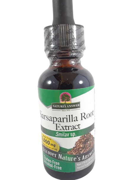 Sarsaparilla Root Extract, 2000 mg, Alcohol- Free, 1 fl oz. - Extracto de raíz de Zarzaparrilla, 2000 mg, sin Alcohol, 1 onza líquida