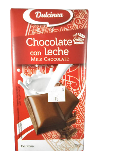 Chocolate, with Milk, 75g - Chocolate con Leche, Extra Fino, 75g