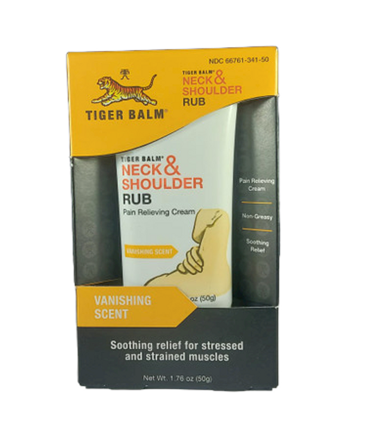 Neck & Shoulder Rub, 1.76 oz. -Frotamiento para el Cuello y los Hombros, 1.76 oz.