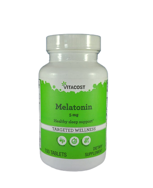 Melatonin, 5 mg, 100 Tablets -Melatonina, 5 mg, 100 Tabletas