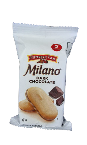 Cookies, Milano, Dark Chocolate, 2 Pieces -Galletas, Milano, Chocolate Negro, 2 Piezas