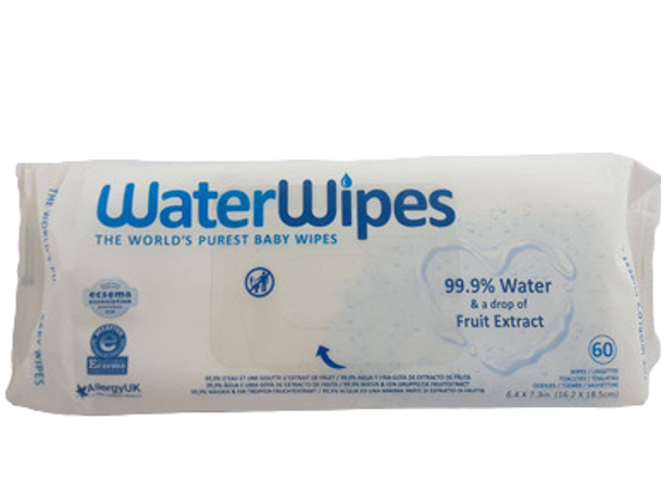 Water Wipes, 60 Wipes - Toallitas Humedas, 60 Toallitas