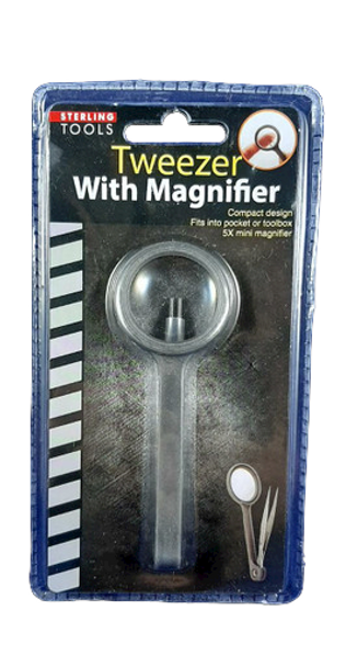 Tweezer with Magnifier-Pinza con Lupa