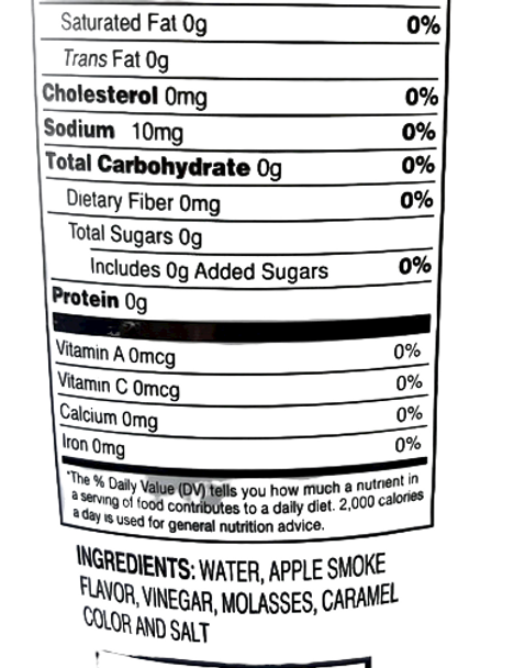 Liquid Smoke, Apple, 4 fl oz. -Humo Líquido, Manzana, 4 fl oz.