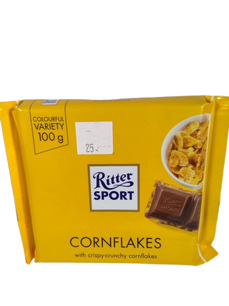 Chocolate, Cornflakes, 100g -Chocolate, Copos de Maíz, 100g