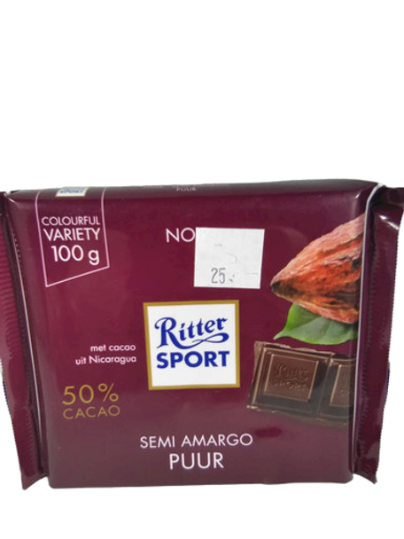 Chocolate, 50% Cacao, 100g , Semi Amargo