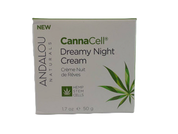 Dreamy Night Cream, Hemp Stem Cells, 1.7 oz. - Crema de Noche de Ensueño, Células Madre de Cáñamo, 1.7 oz.