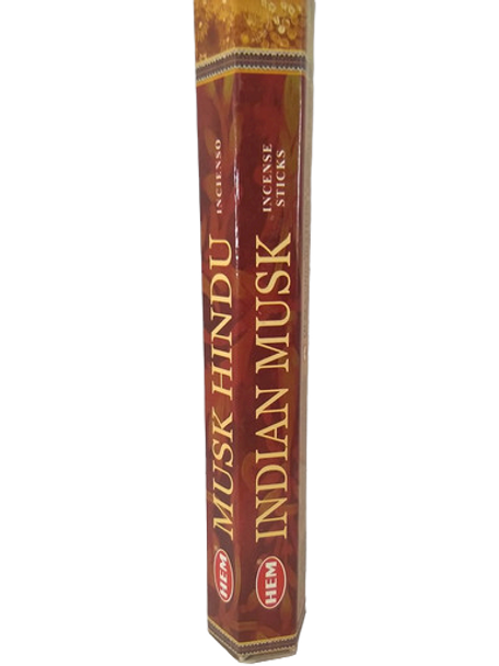 Incense, Indian Musk, 20 Sticks -Incienso, Almizcle Indio, 20 Varillas