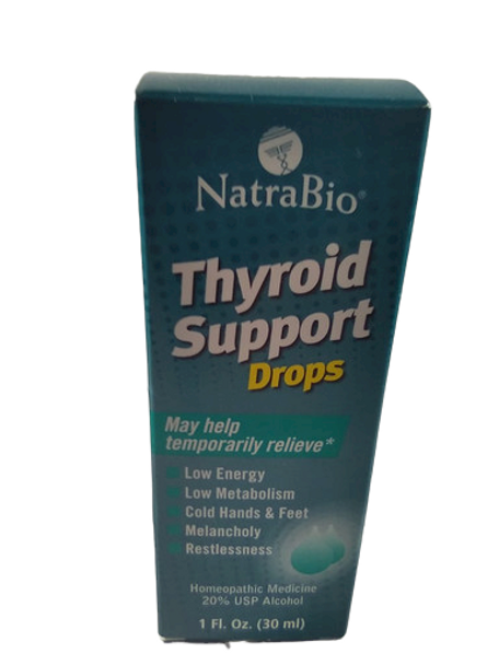 Thyroid Support Drops, 1 fl oz. -Gotas de Apoyo a la Tiroides, 1 fl oz.